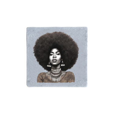 Chocolate Cutie  Real Stone Coasters Carrera White, Thasos, Travertine - Plant Based Hair Care for Natural Hair